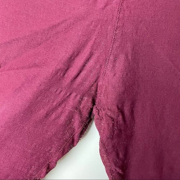 Burgundy Maroon Spandex Stretchy Skinny Tight Jeggings with pockets size M - Picture 6 of 13